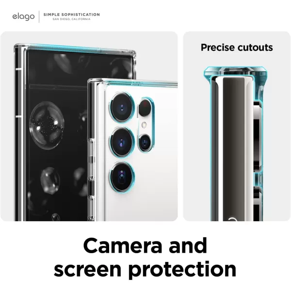 elago Hybrid Case Designed for Samsung Galaxy S23 Case  Precise Camera Cutouts Sleek and Light Design Protective Cover PC  TPU Hybrid Technology Shockproof Bumper TransparentS23 Ultra 68