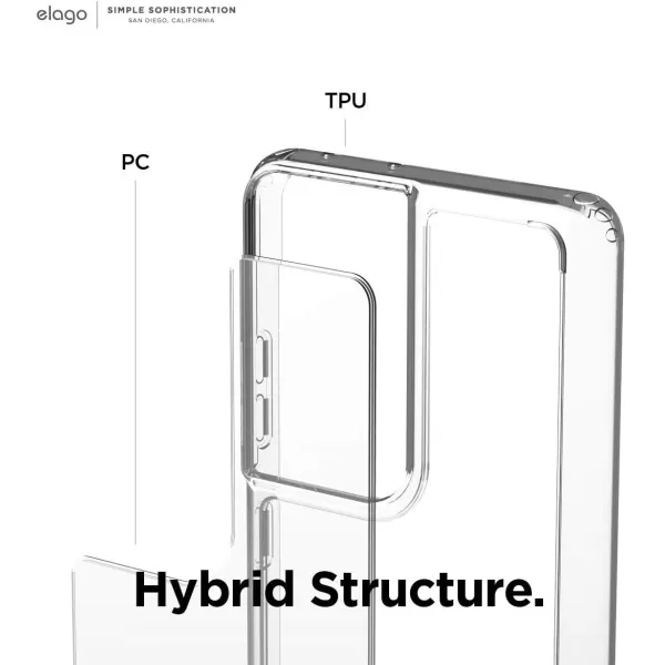 elago Hybrid Clear Case Compatible with Galaxy S21 Ultra Case Cover Clear Shockproof Bumper Cover Protective Caseelago Hybrid Clear Case Compatible with Galaxy S21 Ultra Case Cover Clear Shockproof Bumper Cover Protective Case