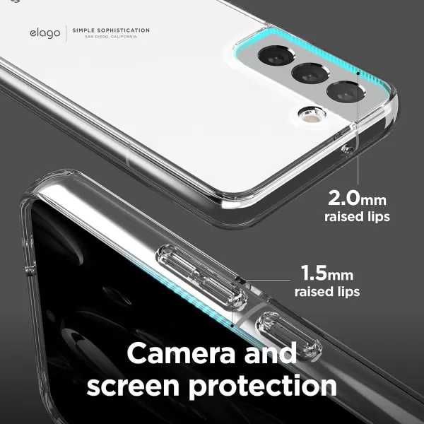 elago Hybrid Clear Case Compatible with Samsung Galaxy S22 Plus 66 inch Transparent  Sleek and Light Design Protective Case Shockproof Bumper Cover Durable TPU and Polycarbonate ConstructionS22 61