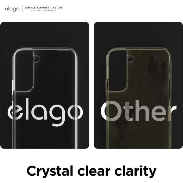 elago Hybrid Clear Case Compatible with Samsung Galaxy S22 Plus 66 inch Transparent  Sleek and Light Design Protective Case Shockproof Bumper Cover Durable TPU and Polycarbonate ConstructionPlus 67