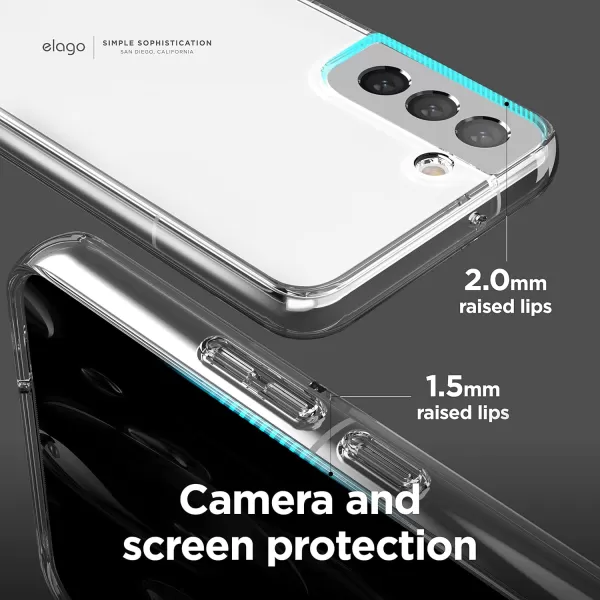 elago Hybrid Clear Case Compatible with Samsung Galaxy S22 Plus 66 inch Transparent  Sleek and Light Design Protective Case Shockproof Bumper Cover Durable TPU and Polycarbonate ConstructionPlus 67