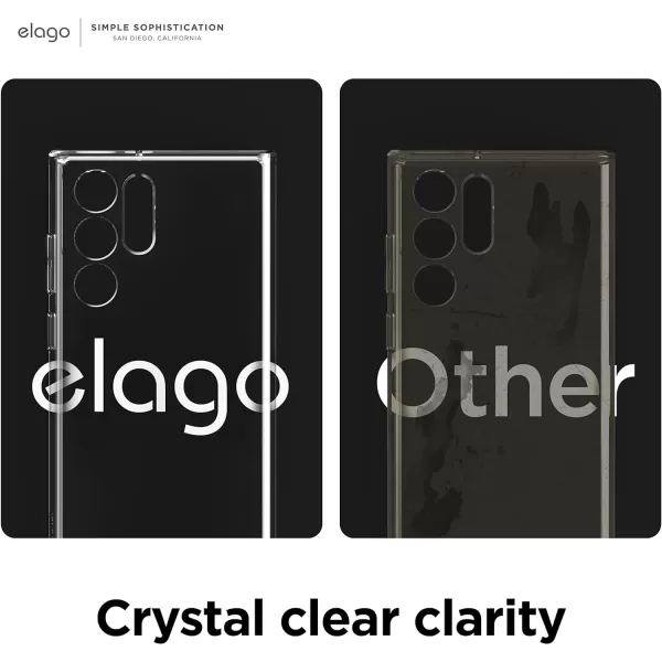 elago Hybrid Clear Case Compatible with Samsung Galaxy S22 Plus 66 inch Transparent  Sleek and Light Design Protective Case Shockproof Bumper Cover Durable TPU and Polycarbonate ConstructionUltra 68