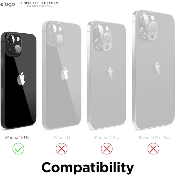 elago Hybrid Clear Case Compatible with iPhone 12 Mini Case 54 Inch Red  Shockproof Bumper Cover Protective CaseiPhone 13 Mini Black