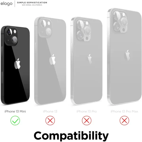 elago Hybrid Clear Case Compatible with iPhone 12 Mini Case 54 Inch Red  Shockproof Bumper Cover Protective CaseiPhone 13 Mini Transparent