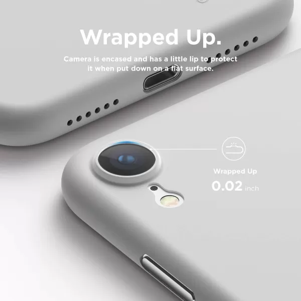 elago Inner Core Series case Comaptible with iPhone XR White  Thinnest and LightestSupport Wireless ChargingOnly Protects Against ScratchesWhite