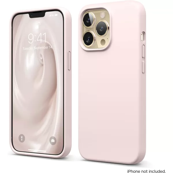 elago Liquid Silicone Case Compatible with iPhone 13 Pro Case 61 Premium Silicone Full Body Protection  3 Layer Shockproof Phone Cover AntiScratch Soft Microfiber Lining StoneLovely Pink