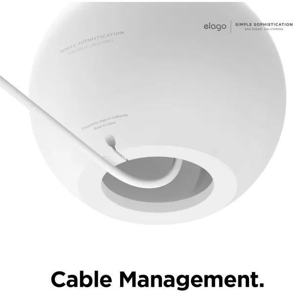 elago MS2 Charging Stand Compatible with MagSafe Charger  Premium Silicone Stand Compatible with iPhone 15141312 Series Designed for MagSafe Stand White Charging Cable Not IncludedWhite