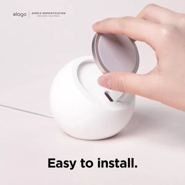 elago MS2 Charging Stand Compatible with MagSafe Charger  Premium Silicone Stand Compatible with iPhone 15141312 Series Designed for MagSafe Stand White Charging Cable Not IncludedWhite