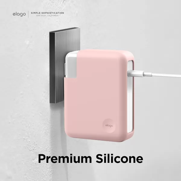 elago MacBook Charger Cover Compatible with MacBook 140W USBC Power Adapter MacBook Pro M3 2023 16 A2991 MacBook Pro M2 2023 16 A2780 MacBook Pro M1 2021 16 A2485 Dark GreyLovely Pink