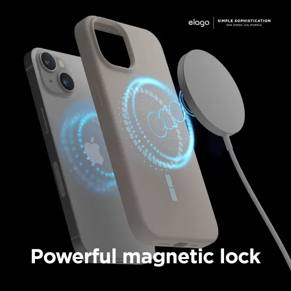 elago Magnetic Case Compatible with MagSafe iPhone 14 Pro Max Case MagSafe  Builtin Magnets Liquid Silicone Case Shockproof Strong Magnet  67 inch BlackiPhone 14 Plus Stone