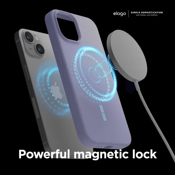 elago Magnetic Case Compatible with MagSafe iPhone 14 Pro Max Case MagSafe  Builtin Magnets Liquid Silicone Case Shockproof Strong Magnet  67 inch BlackiPhone 14 Plus Purple