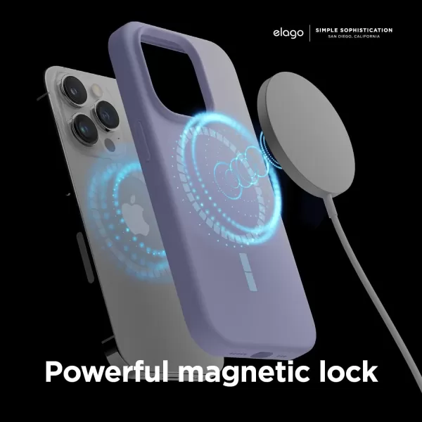 elago Magnetic Case Compatible with MagSafe iPhone 14 Pro Max Case MagSafe  Builtin Magnets Liquid Silicone Case Shockproof Strong Magnet  67 inch BlackiPhone 14 Pro Max Purple