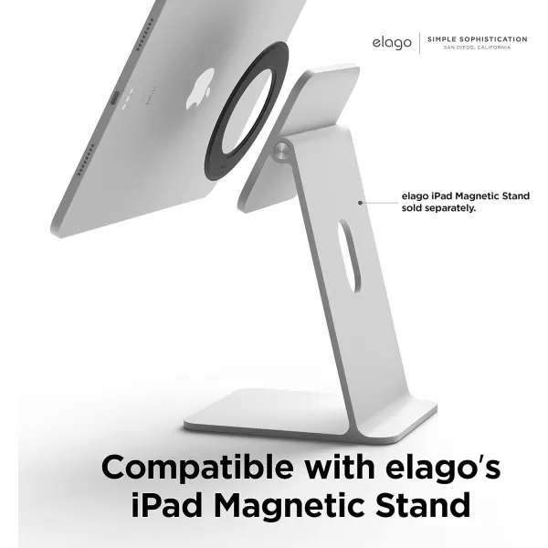 elago Magnetic Ring for iPad and All Kinds of Tablets with 3M Sticker Compatible iPad Magnetic Stand  Slim tickness27mm  Powerful Magnetic Lock up to 24 poundselago Magnetic Ring for iPad and All Kinds of Tablets with 3M Sticker Compatible iPad Magnetic Stand  Slim tickness27mm  Powerful Magnetic Lock up to 24 pounds