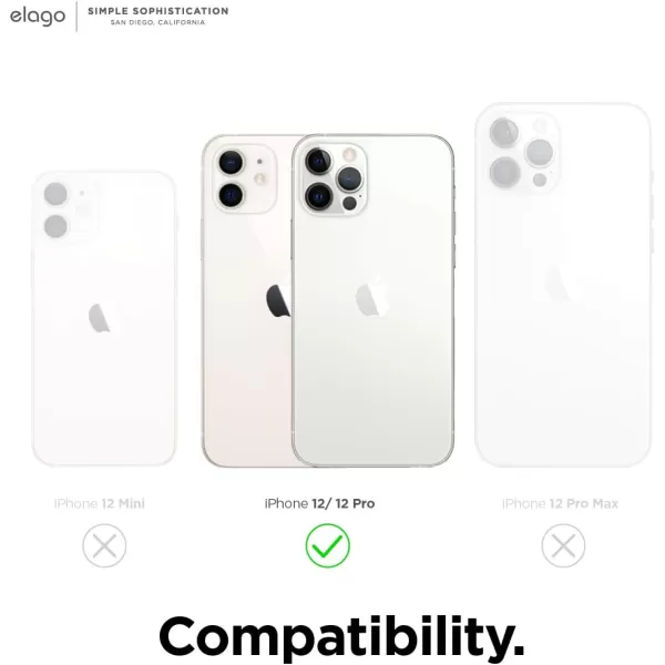 elago Magnetic Silicone Case Compatible with MagSafe Compatible with iPhone 12 and Compatible with iPhone 12 Pro 61 Inch  Builtin Magnets Compatible with All MagSafe Accessories Lovely PinkiPhone 12  iPhone 12 Pro White