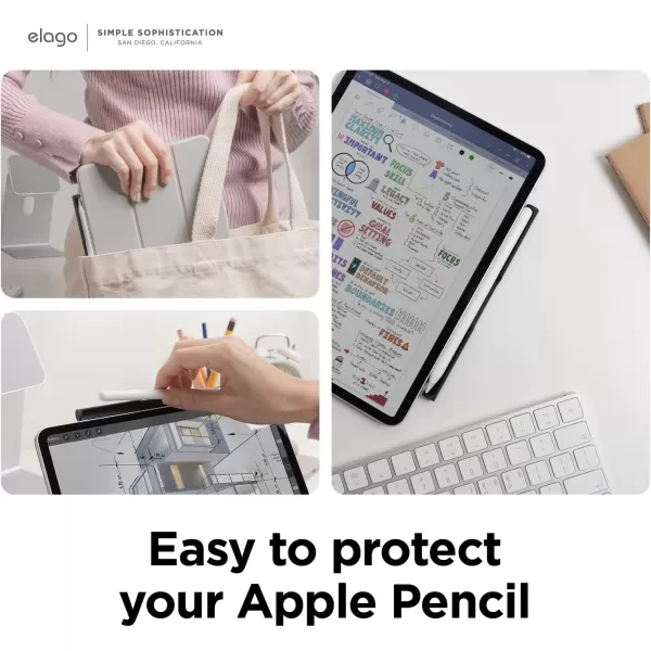 elago Metal Pencil Holder Compatible with Apple Pencil 2nd Generation Apple Magic Keyboard Smart Keyboard Folio and Other Magnetic Cases for iPad Keep an Apple Pencil in Placeelago Metal Pencil Holder Compatible with Apple Pencil 2nd Generation Apple Magic Keyboard Smart Keyboard Folio and Other Magnetic Cases for iPad Keep an Apple Pencil in Place