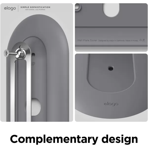 elago Mount Compatible with Google Nest Hello Video Doorbell 2021 Battery Model  Doorbell Chimes Perfect Color Match with Angle Wedge Linen WiFi Free  NOT Compatible with Wired ModelAsh