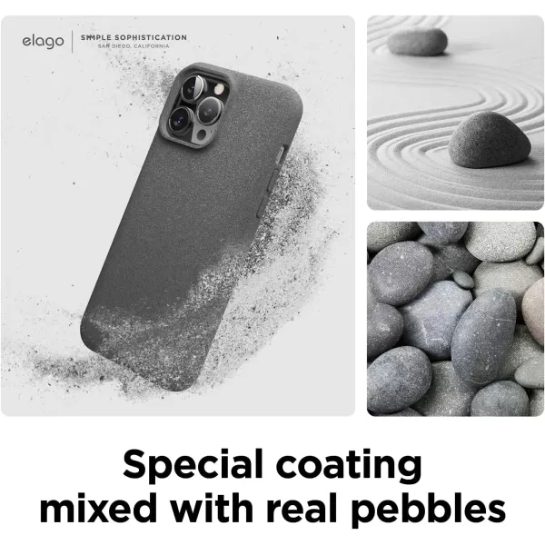 elago Pebble Case Compatible with iPhone 13 Pro Max 67 inch Case Special Surface Pebble Coated Premium TPU Ergonomic Design Rounded Shape Advanced Camera Protection Dark Greyelago Pebble Case Compatible with iPhone 13 Pro Max 67 inch Case Special Surface Pebble Coated Premium TPU Ergonomic Design Rounded Shape Advanced Camera Protection Dark Grey