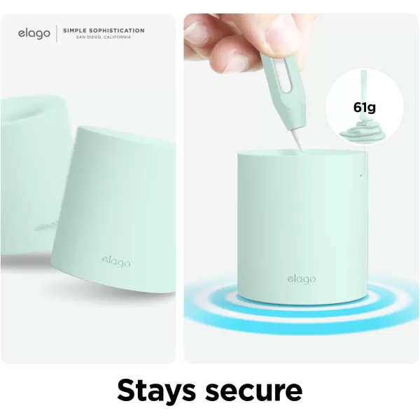 elago Pencil Stand Compatible with Apple Pencil 1st amp 2nd Generation and Apple Pencil USBC and Any Tablet Stylus with or Without Pencil Case or Sleeve Durable Silicone Stand Lovely PinkMint