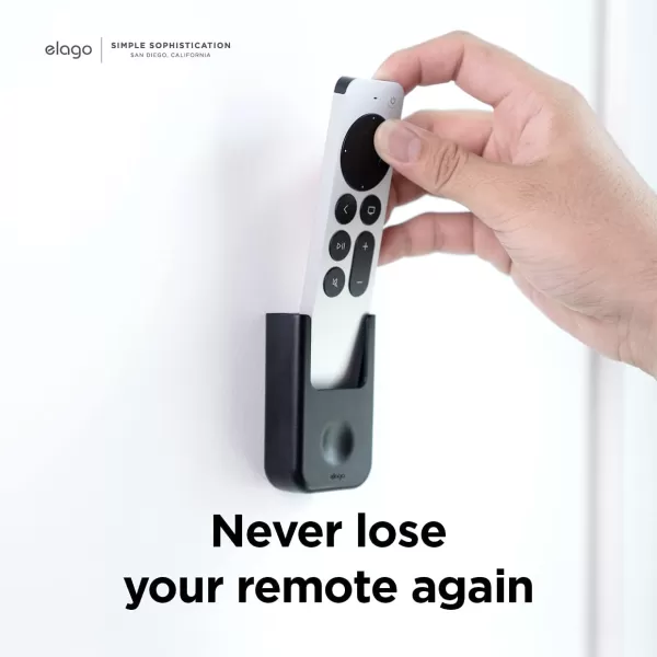 elago Phone Holder Mount Compatible with All Smartphone Models Adjustable WhiteApple TV 4K Siri Remote 3rd amp 2nd Gen Black