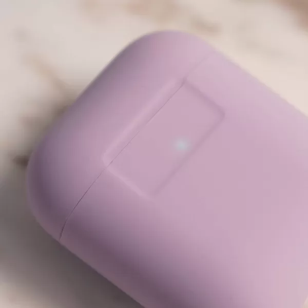 elago Premium Silicone AirPods Case Designed for Apple AirPods 1 and 2 Front LED Visible PeachPurple