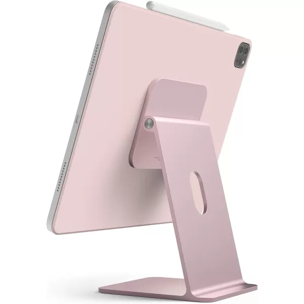 elago Premium iPad Magnetic Stand Designed for iPad Pro 1295th4th Gen iPad Pro 113rd2nd Gen iPad Air 1095th4th Gen iPad Mini 836th Gen iPad 10910th Gen SilverSand Pink