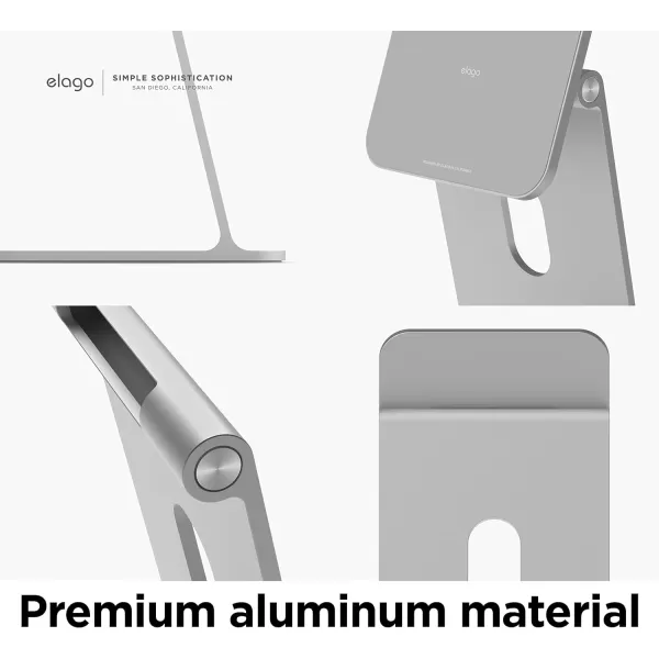 elago Premium iPad Magnetic Stand Designed for iPad Pro 1295th4th Gen iPad Pro 113rd2nd Gen iPad Air 1095th4th Gen iPad Mini 836th Gen iPad 10910th Gen SilverSilver