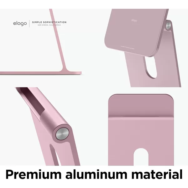 elago Premium iPad Magnetic Stand Designed for iPad Pro 1295th4th Gen iPad Pro 113rd2nd Gen iPad Air 1095th4th Gen iPad Mini 836th Gen iPad 10910th Gen SilverSand Pink