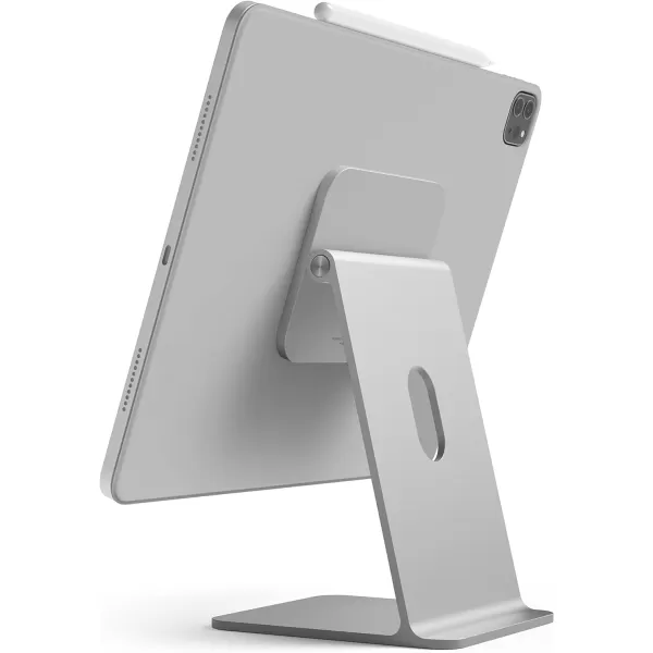 elago Premium iPad Magnetic Stand Designed for iPad Pro 1295th4th Gen iPad Pro 113rd2nd Gen iPad Air 1095th4th Gen iPad Mini 836th Gen iPad 10910th Gen SilverSilver