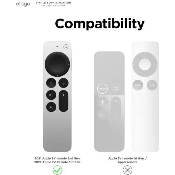 elago R1 Case Compatible with 2022 Apple TV 4K Siri Remote 3rd Gen 2021 Siri Remote 2nd Gen Magnet Technology Lanyard Included Full Access to All Functions BlackNeon Yellow