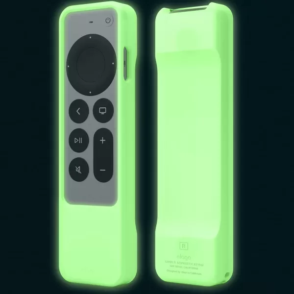 elago R1 Case Compatible with 2022 Apple TV 4K Siri Remote 3rd Gen 2021 Siri Remote 2nd Gen Magnet Technology Lanyard Included Full Access to All Functions BlackNeon Yellow