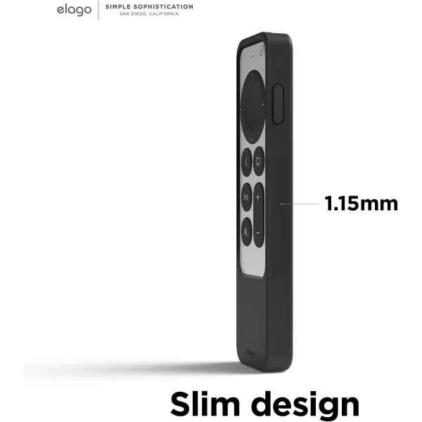 elago R2 Slim Case Compatible with 2022 Apple TV 4K HD Siri Remote 3rd Generation Compatible with 2021 Apple TV Siri Remote 2nd  Light ScratchFree Full Access to All Functions Nightglow BlueBlack