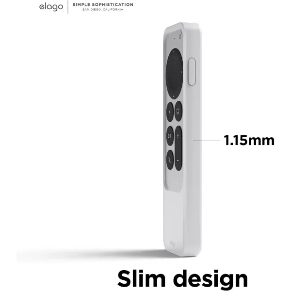 elago R2 Slim Case Compatible with 2022 Apple TV 4K HD Siri Remote 3rd Generation Compatible with 2021 Apple TV Siri Remote 2nd  Light ScratchFree Full Access to All Functions Nightglow BlueNightglow Blue