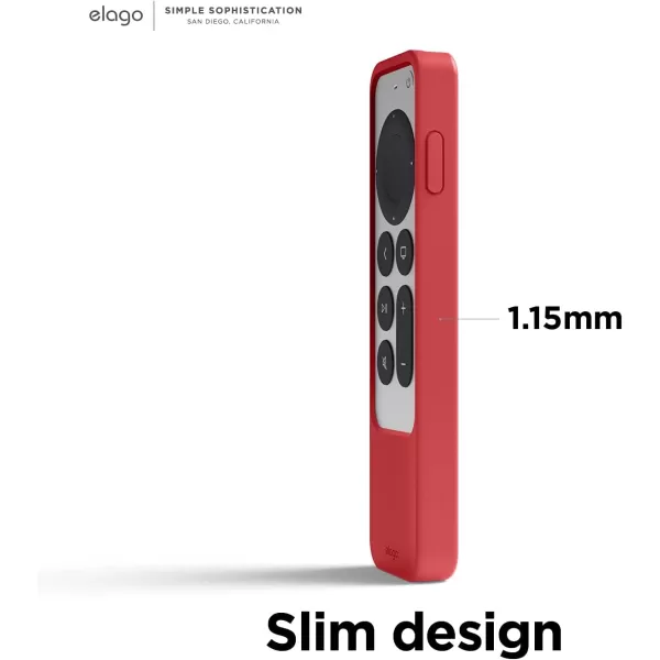 elago R2 Slim Case Compatible with 2022 Apple TV 4K HD Siri Remote 3rd Generation Compatible with 2021 Apple TV Siri Remote 2nd  Light ScratchFree Full Access to All Functions Nightglow BlueRed