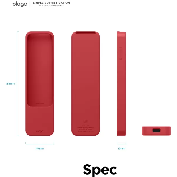 elago R2 Slim Case Compatible with 2022 Apple TV 4K HD Siri Remote 3rd Generation Compatible with 2021 Apple TV Siri Remote 2nd  Light ScratchFree Full Access to All Functions Nightglow BlueRed