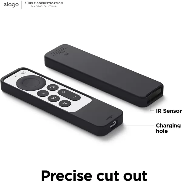 elago R2 Slim Case Compatible with 2022 Apple TV 4K HD Siri Remote 3rd Generation Compatible with 2021 Apple TV Siri Remote 2nd  Light ScratchFree Full Access to All Functions Nightglow BlueBlack