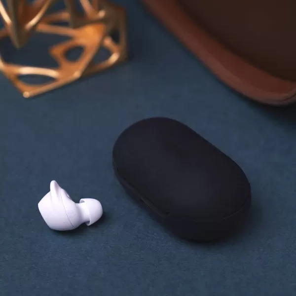 elago Silicone Case Designed for Samsung Galaxy Buds Plus Case 2020  Galaxy Buds Case 2019  Top  PeachBottom  Jean IndigoBlack