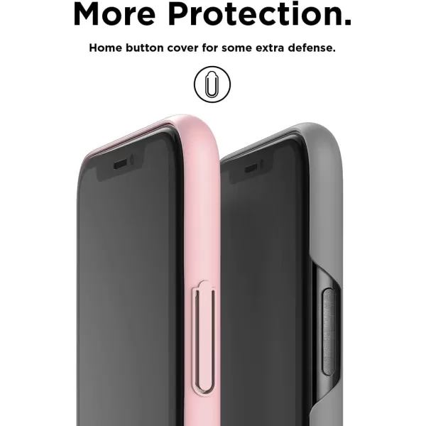 elago Slim Fit Series Case Designed for iPhone Xs Case iPhone X Case  Matte Finish Lovely PinkLovely Pink