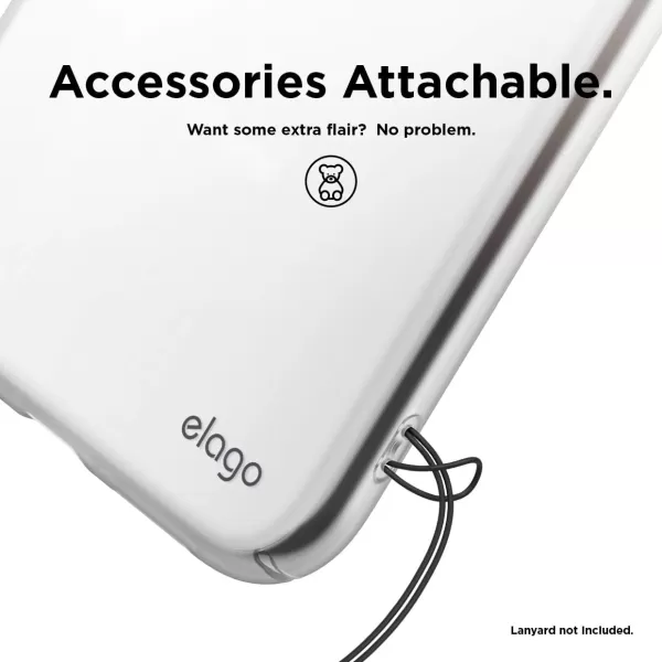 elago Slim Fit Series Compatible with iPhone XR Crystal Clear  Matte FinishSupport Wireless ChargingFull CoveredScratch amp Minor Drop ProtectionEveryday CaseFrosted Clear