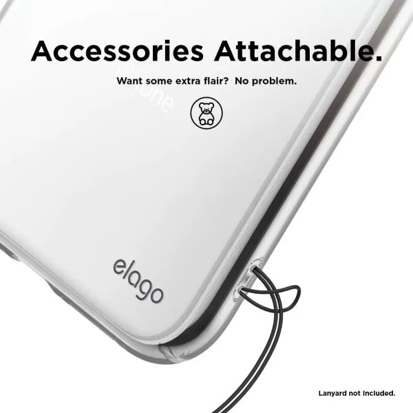 elago Slim Fit Series Compatible with iPhone XR Crystal Clear  Matte FinishSupport Wireless ChargingFull CoveredScratch amp Minor Drop ProtectionEveryday CaseCrystal Clear