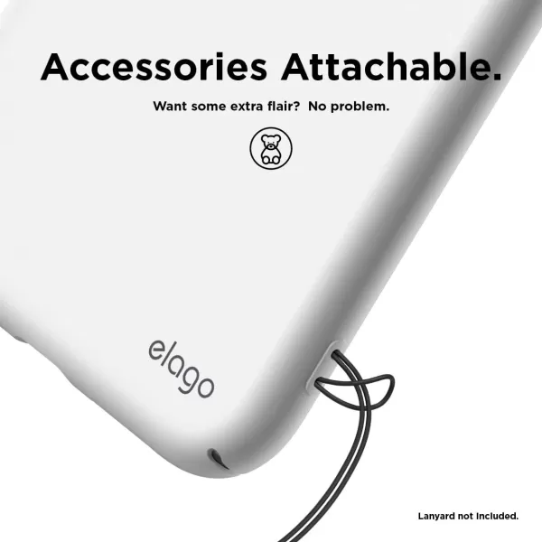 elago Slim Fit Series Compatible with iPhone XR Crystal Clear  Matte FinishSupport Wireless ChargingFull CoveredScratch amp Minor Drop ProtectionEveryday CaseWhite