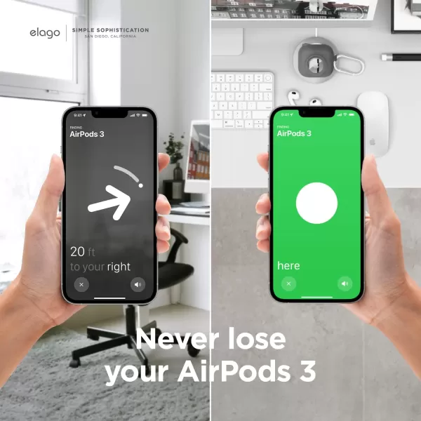 elago Snapshot Compatible with AirPod Case with AirTag Holder AirPods 3  Cute Camera Design with Keychain Durable Silicone Supports Wireless Charging  Tracking Device Not IncludedDark Gray