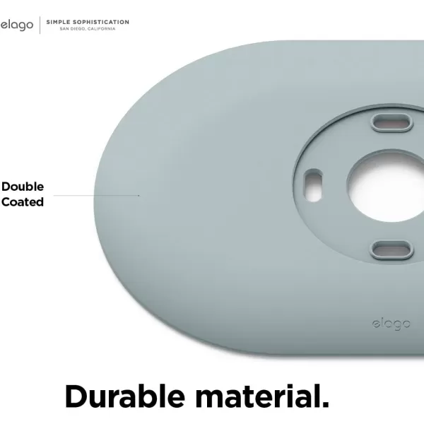 elago Wall Plate Cover Plus Compatible with Google Nest Thermostat 2020 Snow  Durable Polycarbonate Material Easy Installation Complementary DesignMint Green