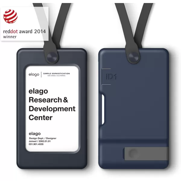 elago iD1 USB ID Card Holder reddot Design Award Winner 2014  Black USB Flash Drive Not IncludedJean Indigo