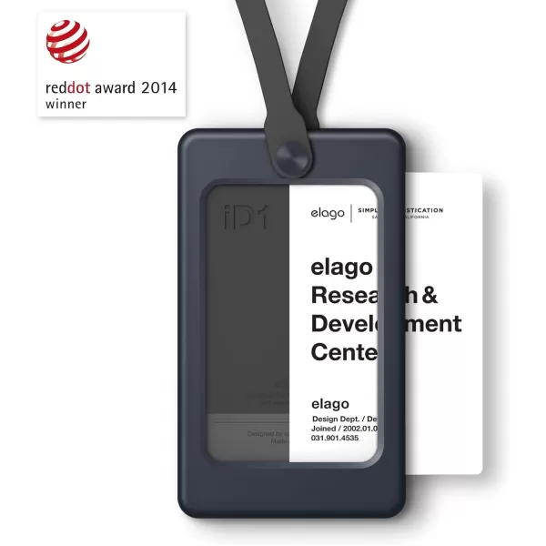 elago iD1 USB ID Card Holder reddot Design Award Winner 2014  Black USB Flash Drive Not IncludedJean Indigo