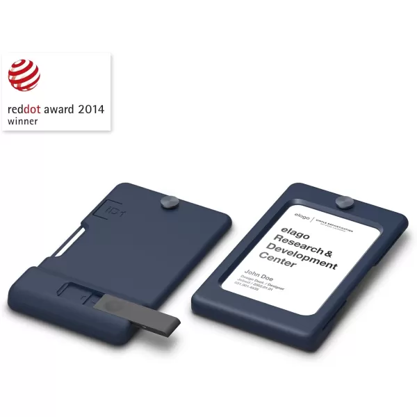 elago iD1 USB ID Card Holder reddot Design Award Winner 2014  Black USB Flash Drive Not IncludedJean Indigo