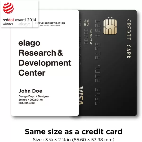 elago iD1 USB ID Card Holder reddot Design Award Winner 2014  Black USB Flash Drive Not IncludedRoyal Blue