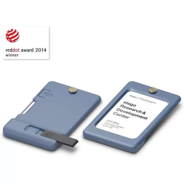 elago iD1 USB ID Card Holder reddot Design Award Winner 2014  Black USB Flash Drive Not IncludedRoyal Blue