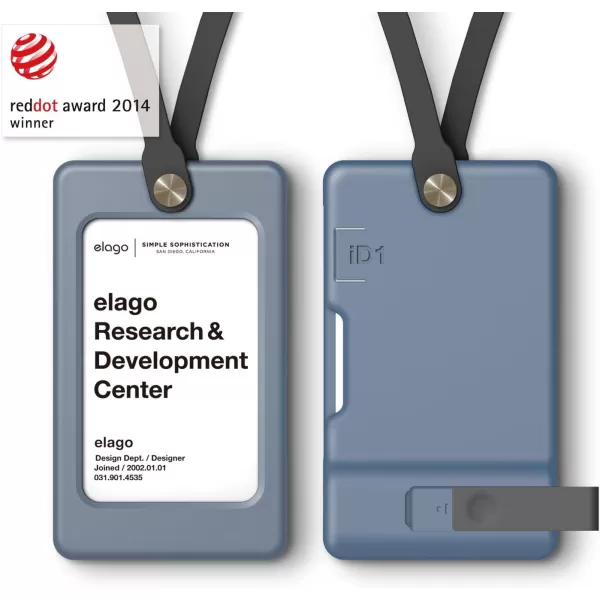 elago iD1 USB ID Card Holder reddot Design Award Winner 2014  Black USB Flash Drive Not IncludedRoyal Blue