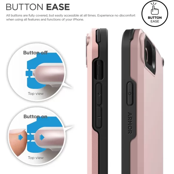 elago iPhone 8 PlusiPhone 7 Plus Case ArmorLovely Pink  Military Drop Test CertifiedSecret PocketAntiShock