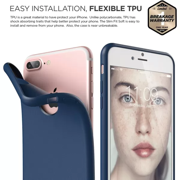 elago iPhone 8 PlusiPhone 7 Plus Case Slim Fit SoftJean Indigo  Robust TPUMinimalisticTrue Fitelago iPhone 8 PlusiPhone 7 Plus Case Slim Fit SoftJean Indigo  Robust TPUMinimalisticTrue Fit